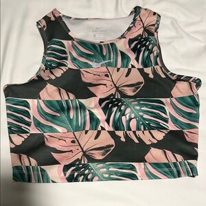 Nike Pink Crop Tank Top and Matching Leggings